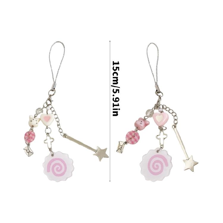 Praktyczny breloczek do telefonu rybka Modny brelok do kluczy Metaliczna tekstura Przenośny dodatek do kluczy Odpowiedni do dekoracji torby kluczy