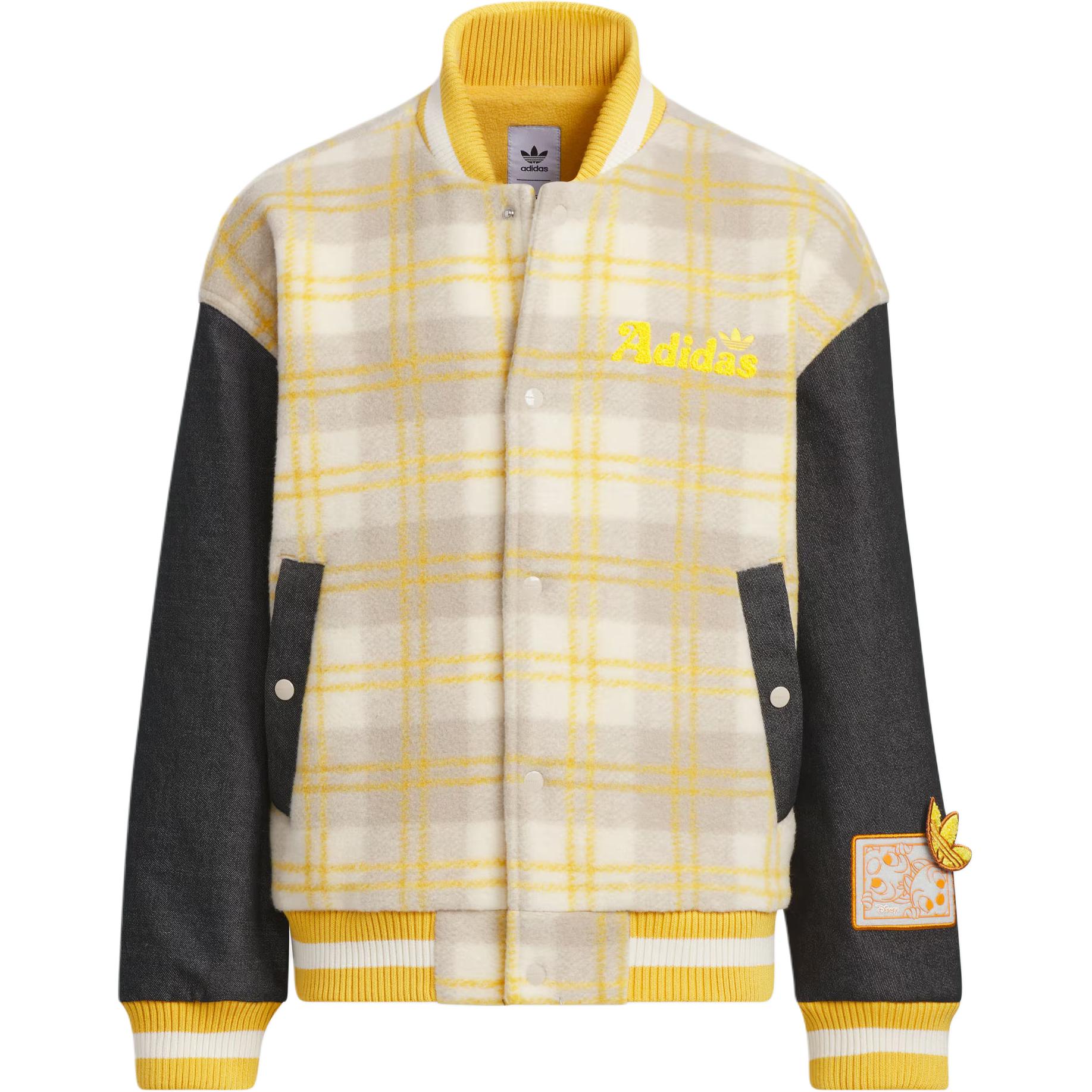 Adidas Originals x DISHINI,LIANMINGKUAN Baseball Jacket Yellow JC6818 152