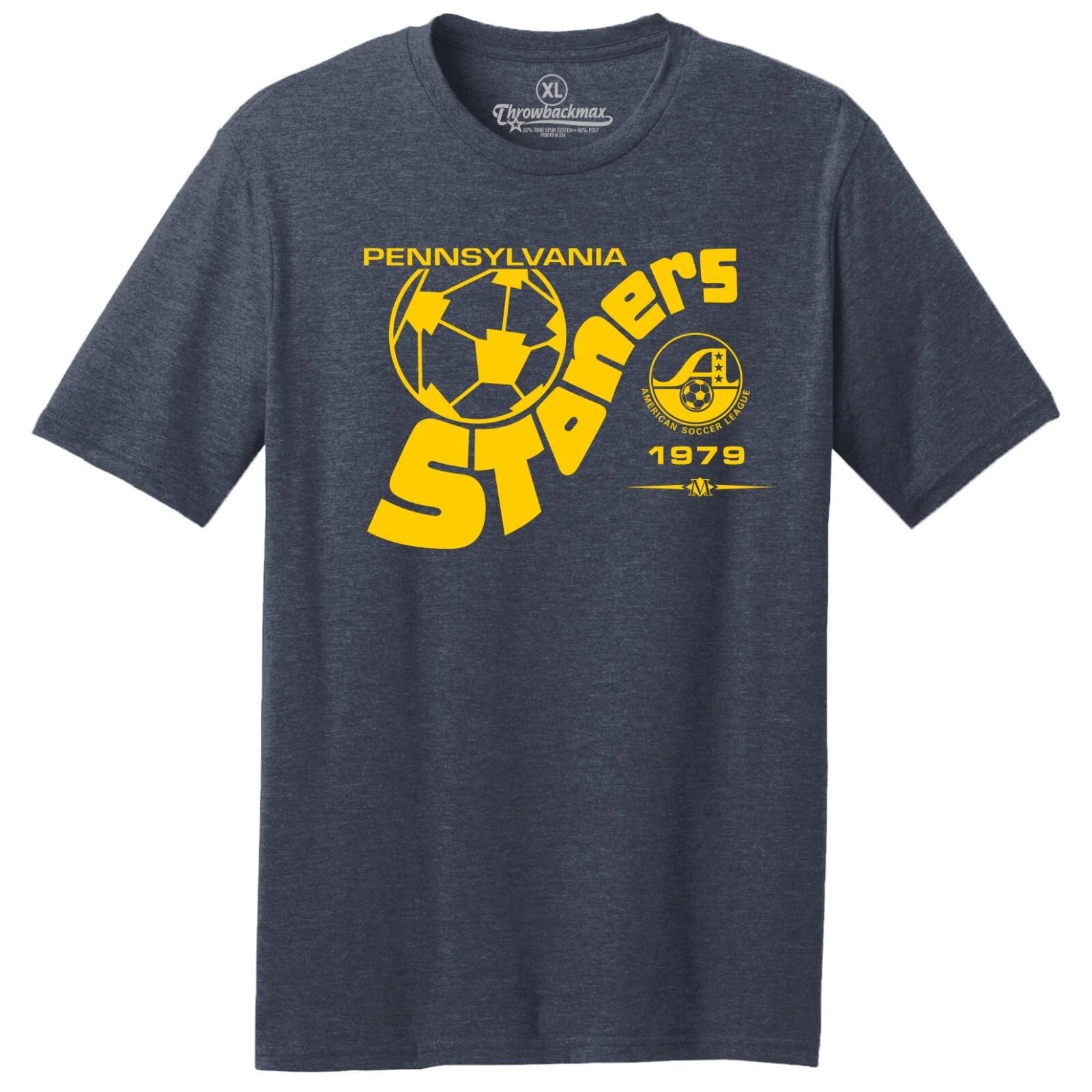 

Pennsylvania Stoners 1979 Logo ASL Soccer TRI-BLEND Tee Shirt S