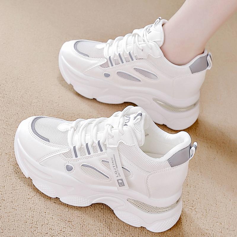 Fashion 2025 Retro Women Shoes Summer High Quality Platform Shoes Casual Sneakers Versatile Designer Shoes Fashion Women Sneakers