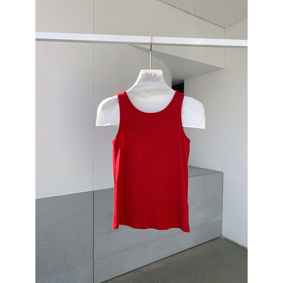Yi En Ou Women s Slimming Sleeveless Round Neck Knit Vest Small