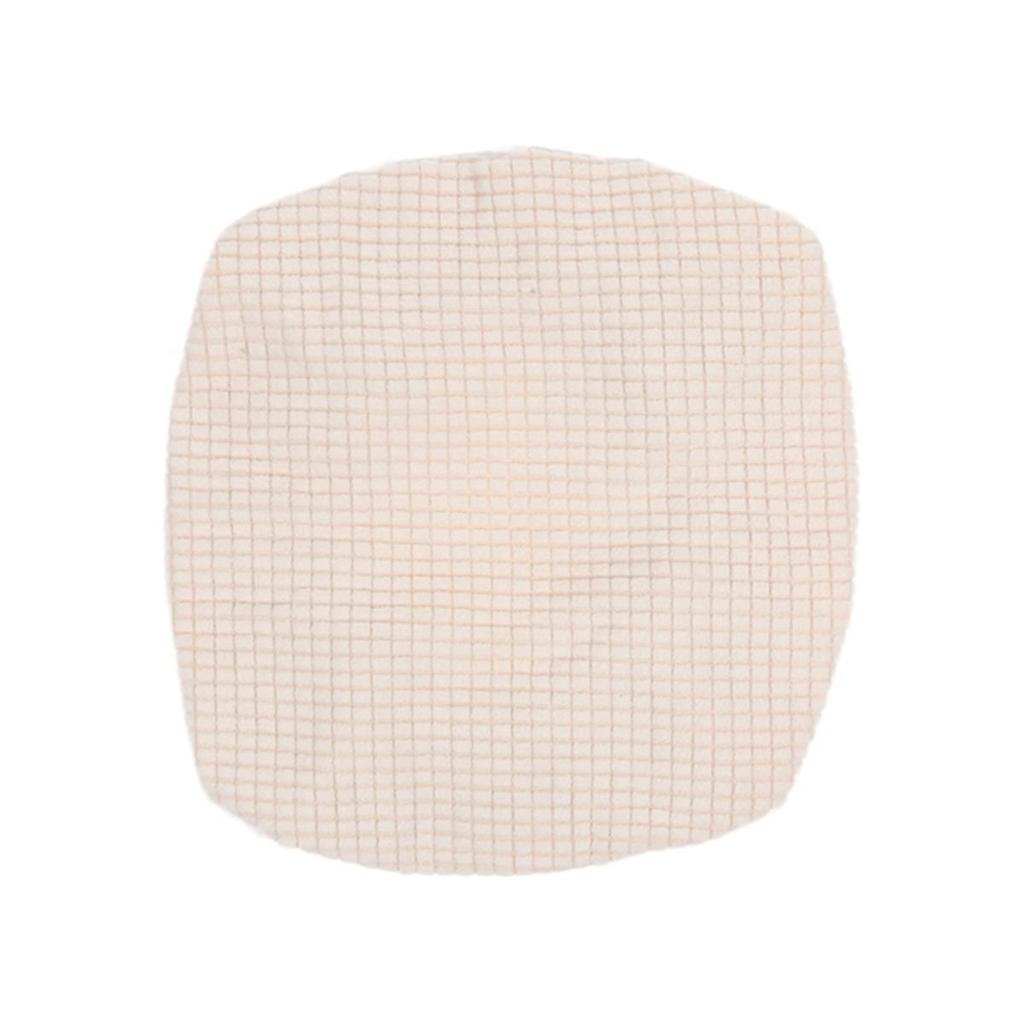 Small Square Stool Cover Elastic Removable Dustproof Household Chair Shroud Light Wear-resistant Durable Chair Cover