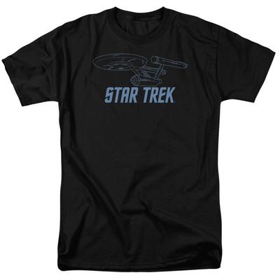 Star Trek Enterprise Outline T-Shirt Sizes S-4XL NEW