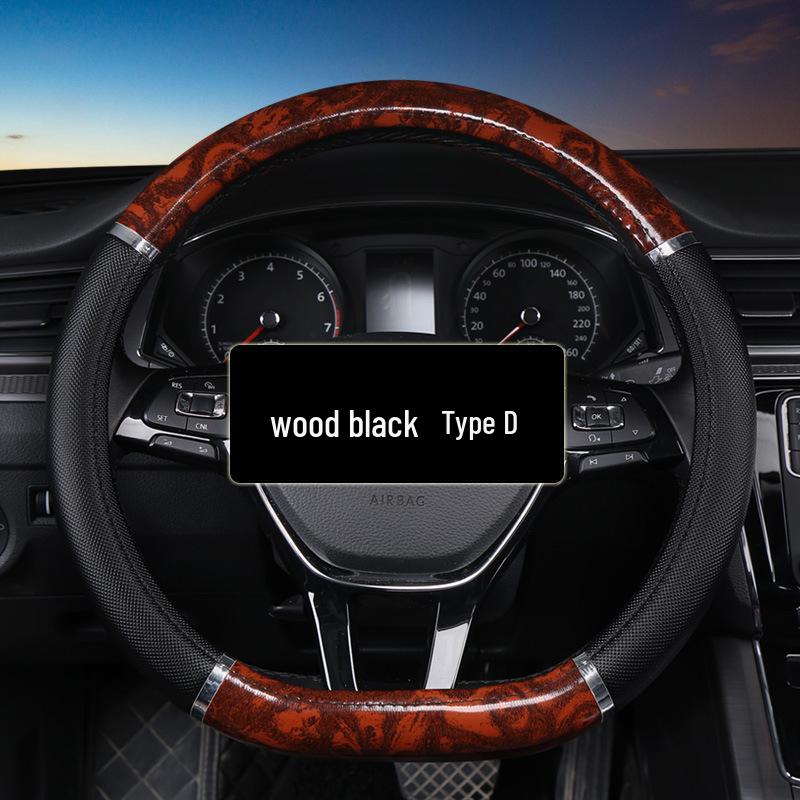 Four Seasons 2011 Pfirsichholzmaserung & Leder Auto Lenkradbezug