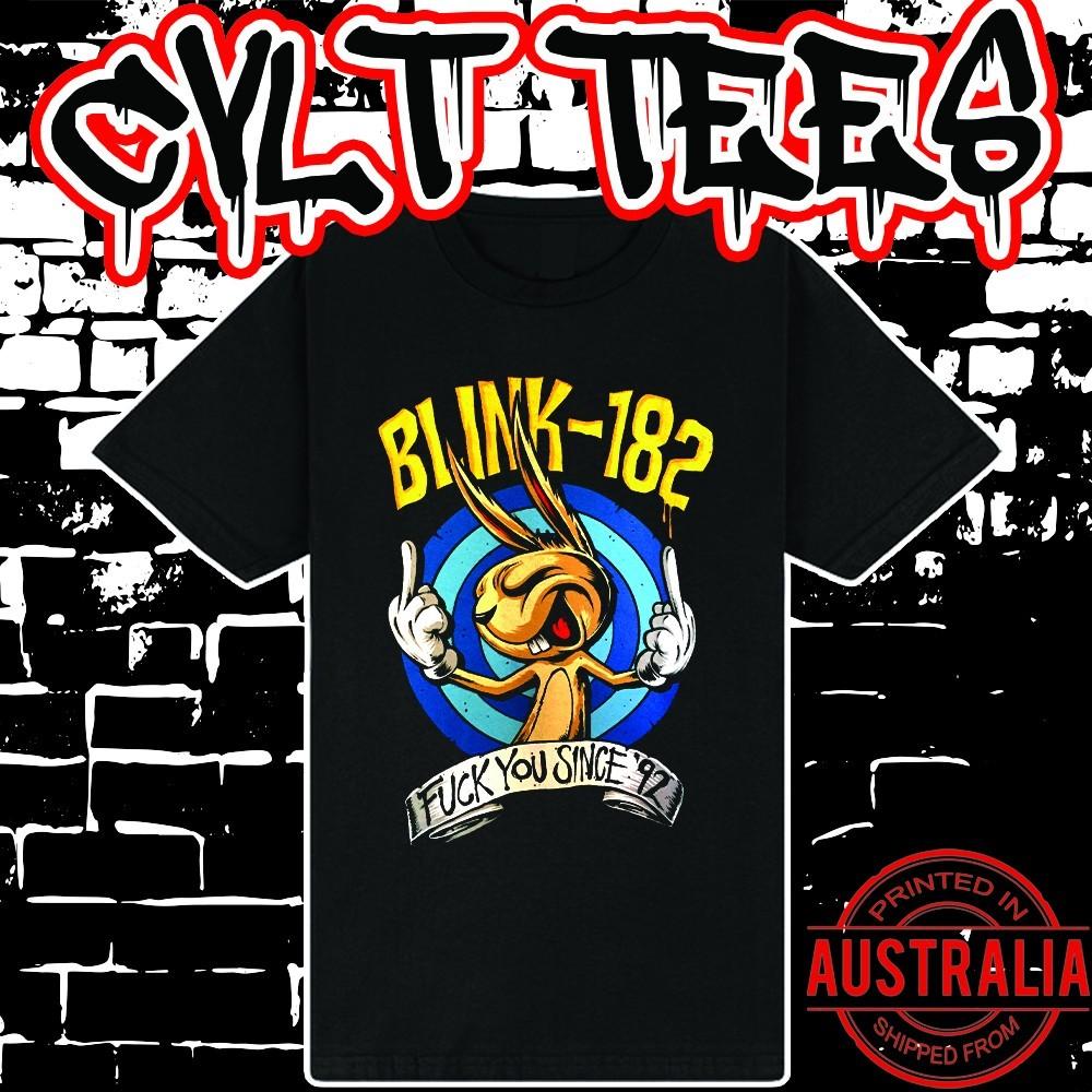 Blink 182 FU since 92 Band Tee ~ Premium Black Gildan Cotton Unisex T-Shirt