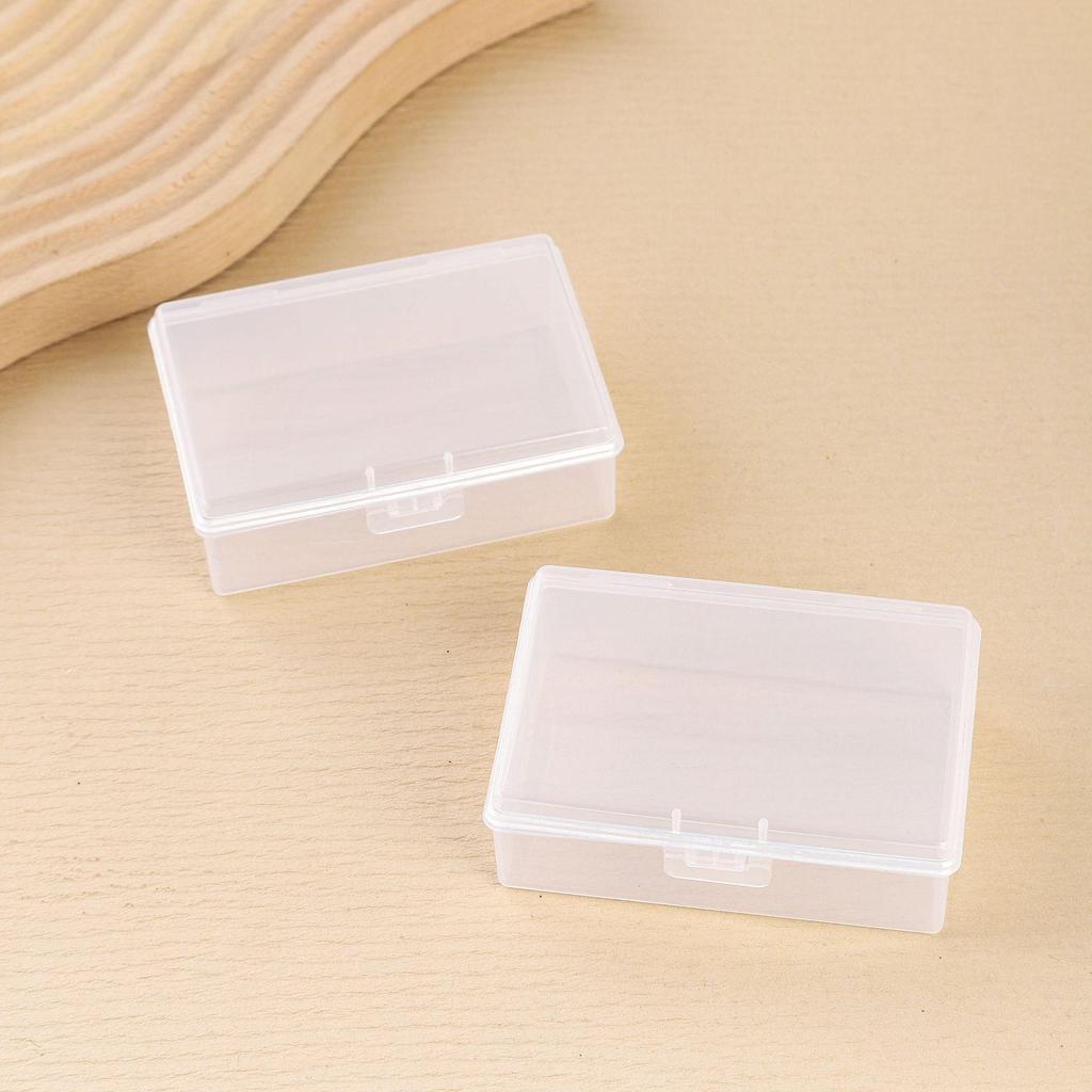 Transparent PP Plastic Storage Box for Business, Bank, and ID Cards