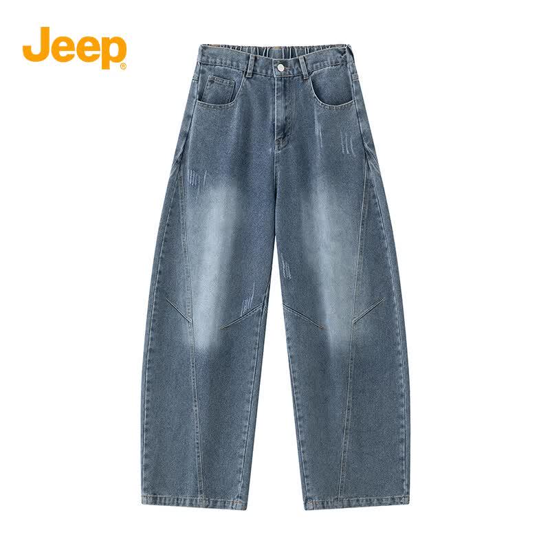Мужские джинсы JEEP Винтажные Стиранные Широкие 3XL