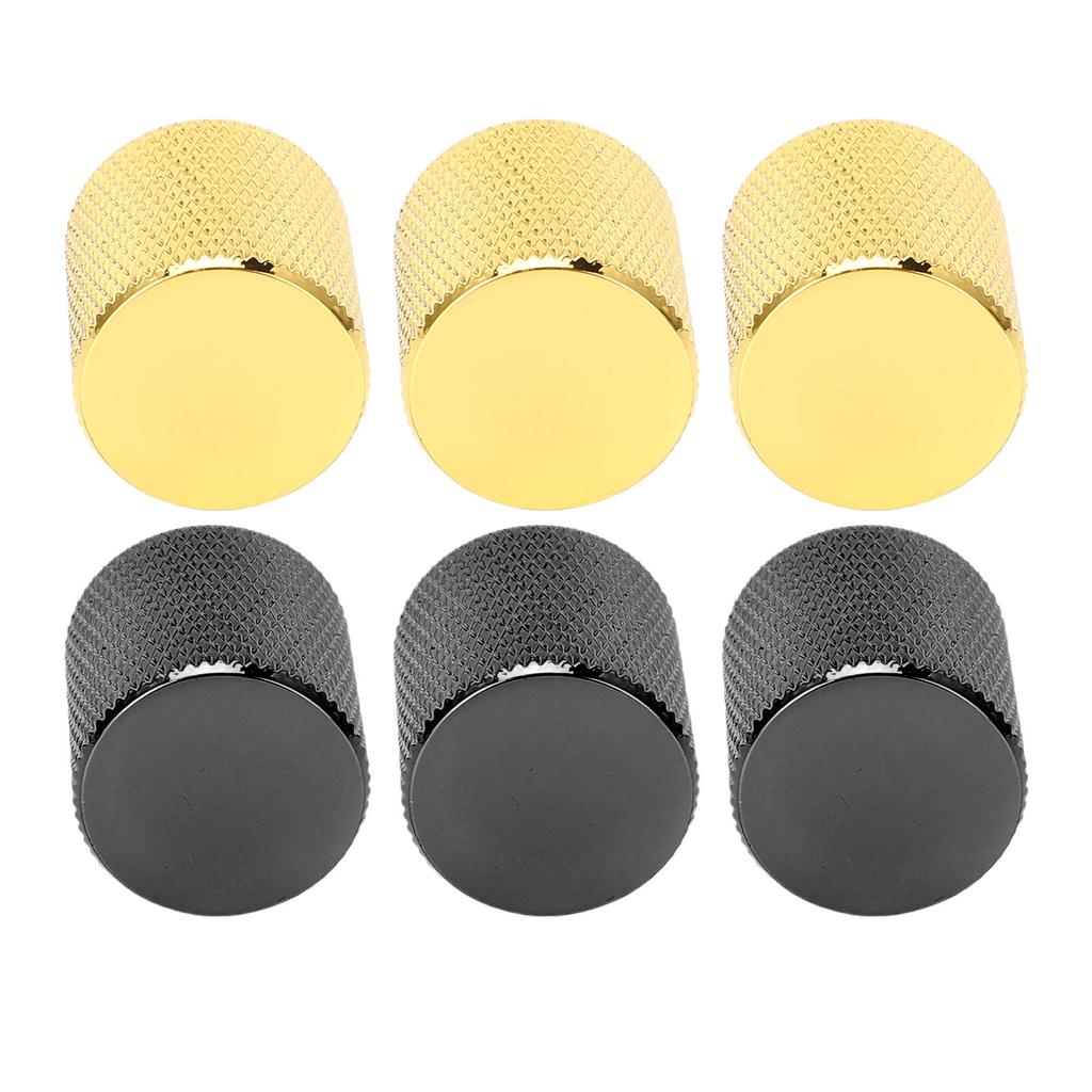 3 stk. gitarvolum-toneknapp metall elektronisk kontrollknapp for LP-gitarer AB-potensiometre