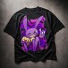 Jax TADC Baumwolle Locker Drop Shoulder T-Shirt, Unisex Freizeit Oberteil, Glitchcore Grafik