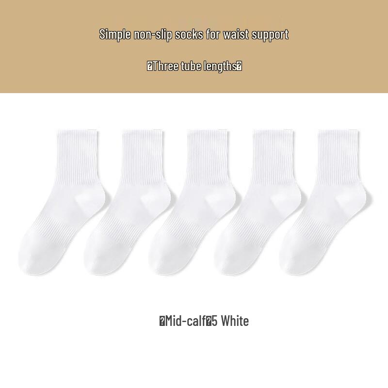 YUZHAOLIN Men s Thin Mid-Calf Dress Socks (5-Pair Pack)