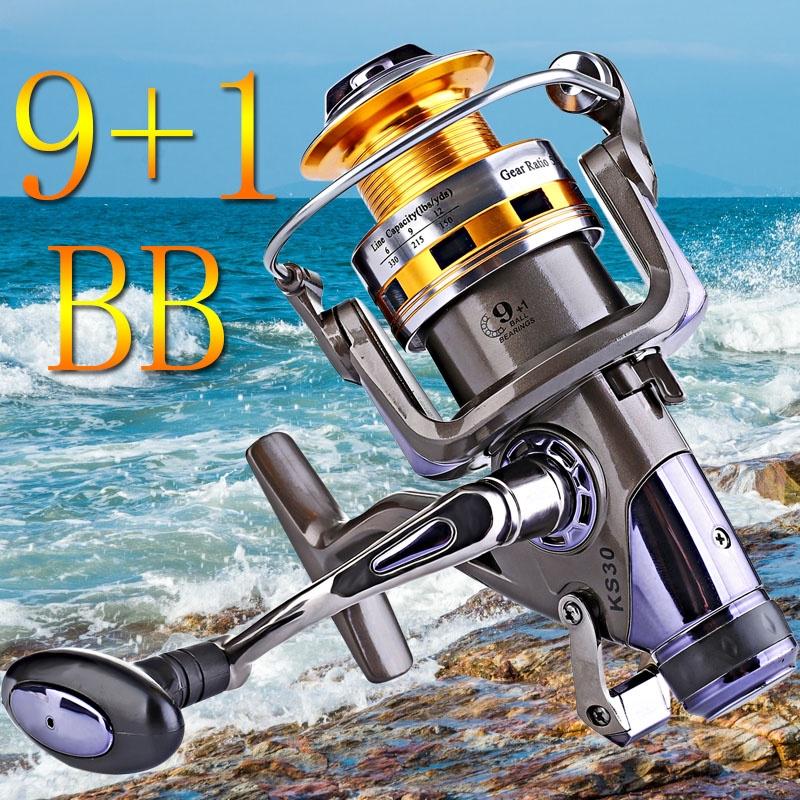 Buy Spinning Saltwater Freshwater High Speed Fishing Reels Front Drag Strong Sea Fishing Reel 30