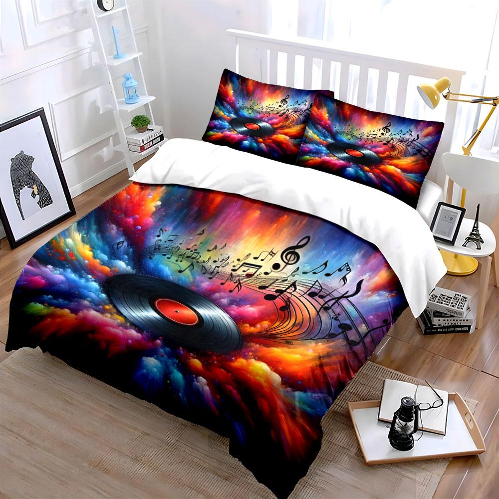 Vibrant symphony of colors. Bedding sets Duvet covers Pillowcases(1* Duvet Cover 2* Pillowcases without duvet insert)