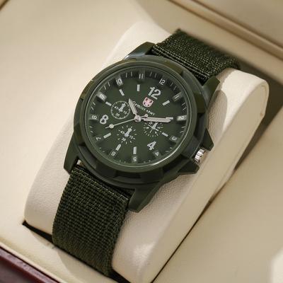 Ceasuri Militare Casual pentru Bărbați Ceas Sport cu Cuarț Curea de Nailon Ceas Masculin Ceas Ceas Relogio Masculino