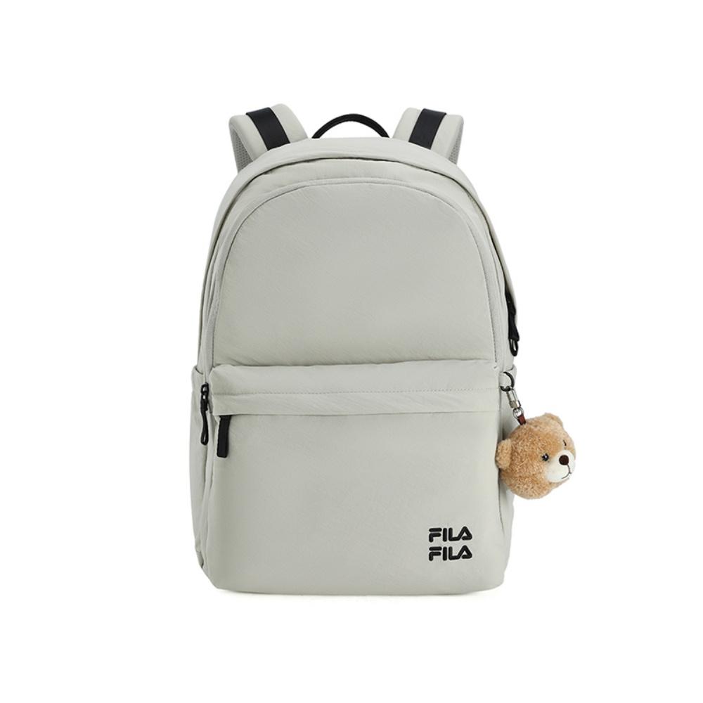 New FILA ORIGINALE Fabric Backpack Unisex Morning Twilight Gray Khaki F13U539131FLK