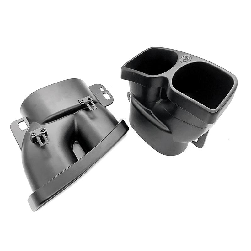 2X Tubos de Escape Para Benz Brabus AMG C63/S W204 S W205 W212 W213 W222 C205 15-18 Carro Quad Ponteiras de Escape Silenciador