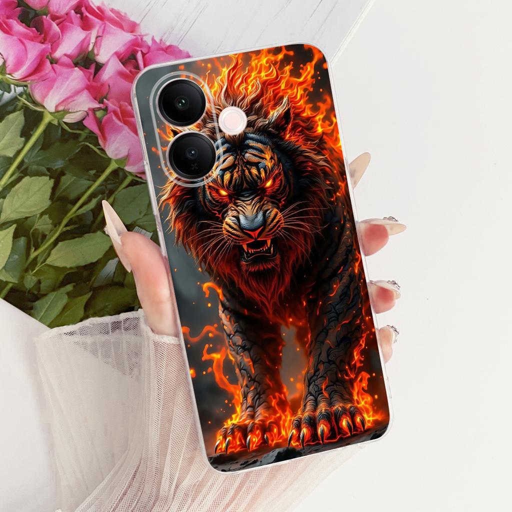 For Vivo V60 Lite 4G Case V2530 New Fashion Painted Cover Soft Slim Phone Case For Vivo V60 V 60 Lite V60Lite 5G Back Cover Bags
