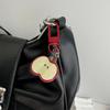 Charming Fruit Key Ornament Chic Fruit Pendant Key Holder Resin and Alloy Stylish Bag Pendant Decoration
