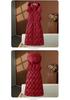 Women's Mid-Length Hooded Thick Cotton Vest - Autumn/Winter Korean Style Plus Size Gilet Jacket