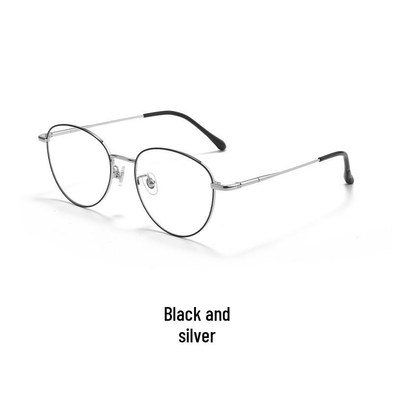 

Сверхлегкие модные очки-хамелеоны для близорукости для мужчин и женщин чёрный/серебряный