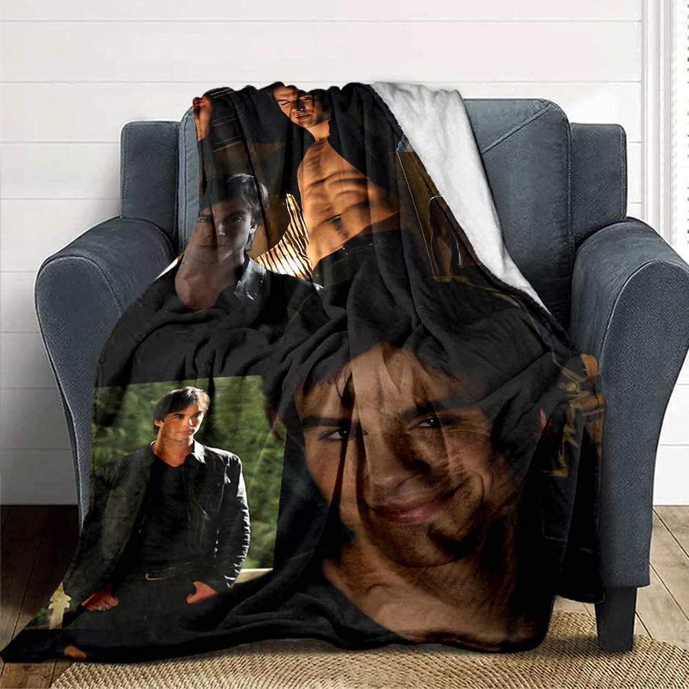 Strong Confident Man Blanket Soft Throw Blanket For Home Bedroom Bed Sofa Travel Office Solid Christmas Blanket