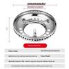 Stainless Steel Gas Stove with Windproof Magnetic Double-Layer Fire Ring Stand for Home Use