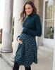 Casual Dress Knit Top Maternity Dress Green Dot [Seraphin] Women's XS(UK6)