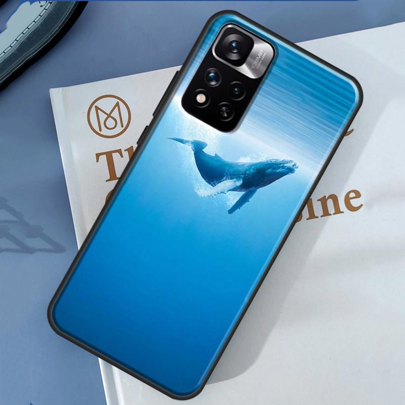 Blue Whale Case For Xiaomi Redmi 14C 13C 10C 12C Redmi Note 13 14 Pro 12 11 9 10 9S 10S 11S 12S Cover
