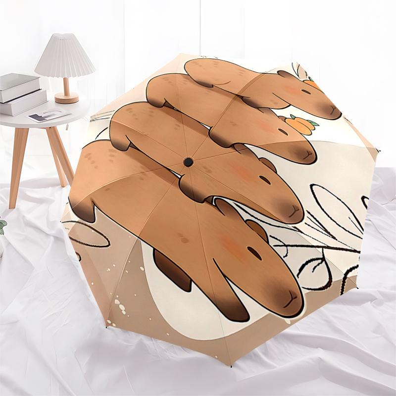 

Automatic Opening/Closing Umbrella with 3-Fold Design and 8-Bone Iron Frame - Perfect for Outdoor Use, Festive Gifts, Travel, Daily Use, and