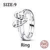 925 Silber Menschenfressende Blume Charms Perlen für DIY Schmuck 3mm Armband Damen Ringe Geschenke