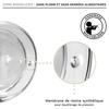 Verres à espresso - creano - bellied - 4 pièces - verre borosilicate - double paroi 100ml