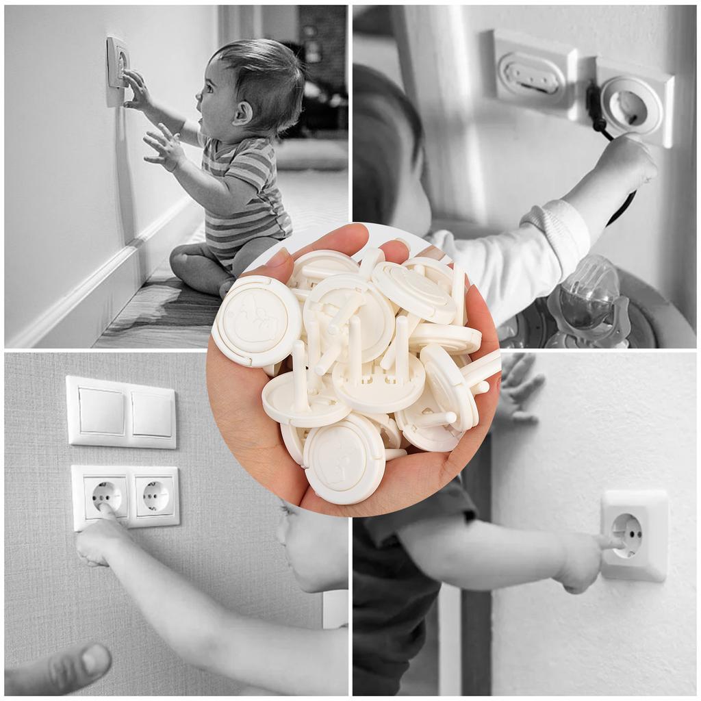 5/10Pcs Baby Child Electrical Safety Guard Protection Anti Electric Shock Plugs Protector For European Standard Power Socket