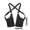 Double Shoulder Strap Multi-Pocket Outdoor Anti-Theft Tactical Fishing Bag Waterproof PU Multi-Purpose Vest Style Crossbody  Bag