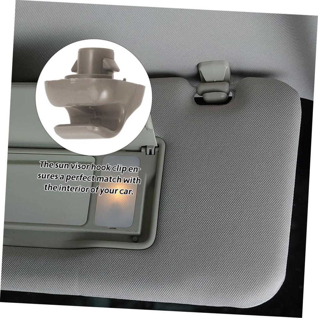 FELTECHELECTR Sun Visor Buckle Sun Visor Fixing Clip Interior Sun Visor Hook Car Accessories