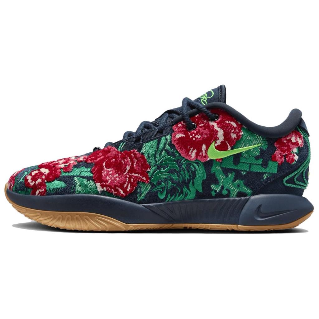 Nike LeBron 21 Premium EP Grandmas Couch Pack - Father of Pearl Men Sneakers Blue Armory-Navy Green-Strike FV7276-400