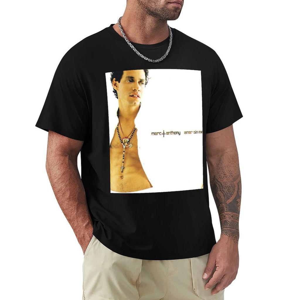 Marc Anthony amar sin mentiras TShirt summer 2025 summer clothes anime clothes tops cotton t shirt men