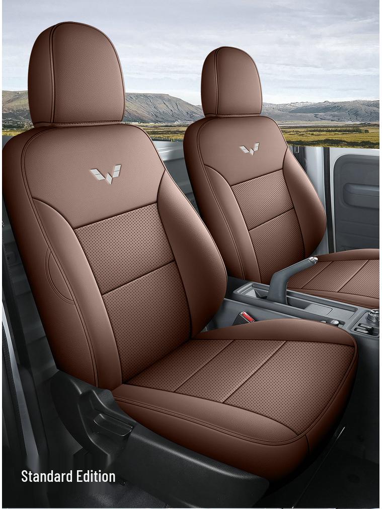 Full Leather Universal Car Seat Cushion for Wuling Yangguang - Four Seasons Model