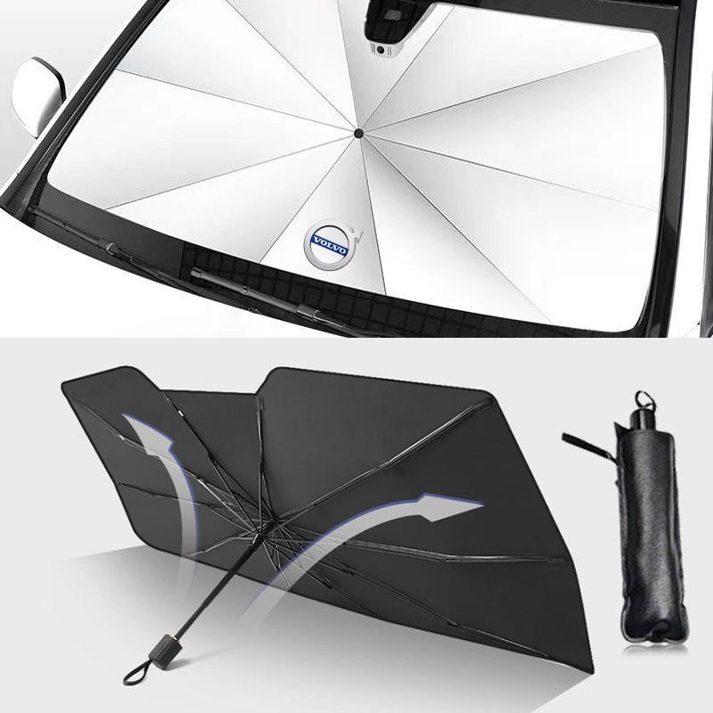 AABBG1 Car Windshield Sun Shade Cover Visor For Volvo T6 S40 S60 S90 XC40 XC60 XC90 V40 V50 V60 V90 T6 AWD C30 C70 S80 V70 XC70 Auto