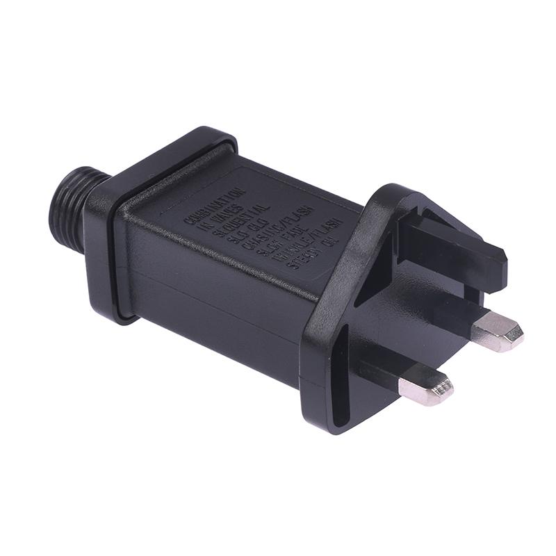 Wechselstrom 220V auf 31V DC 6W 8 Funktionen SELV LED Lampentreiber UK Stecker Schalter Adapter IP44 Wasserdicht Laserbeleuchtung Europa Netzteil