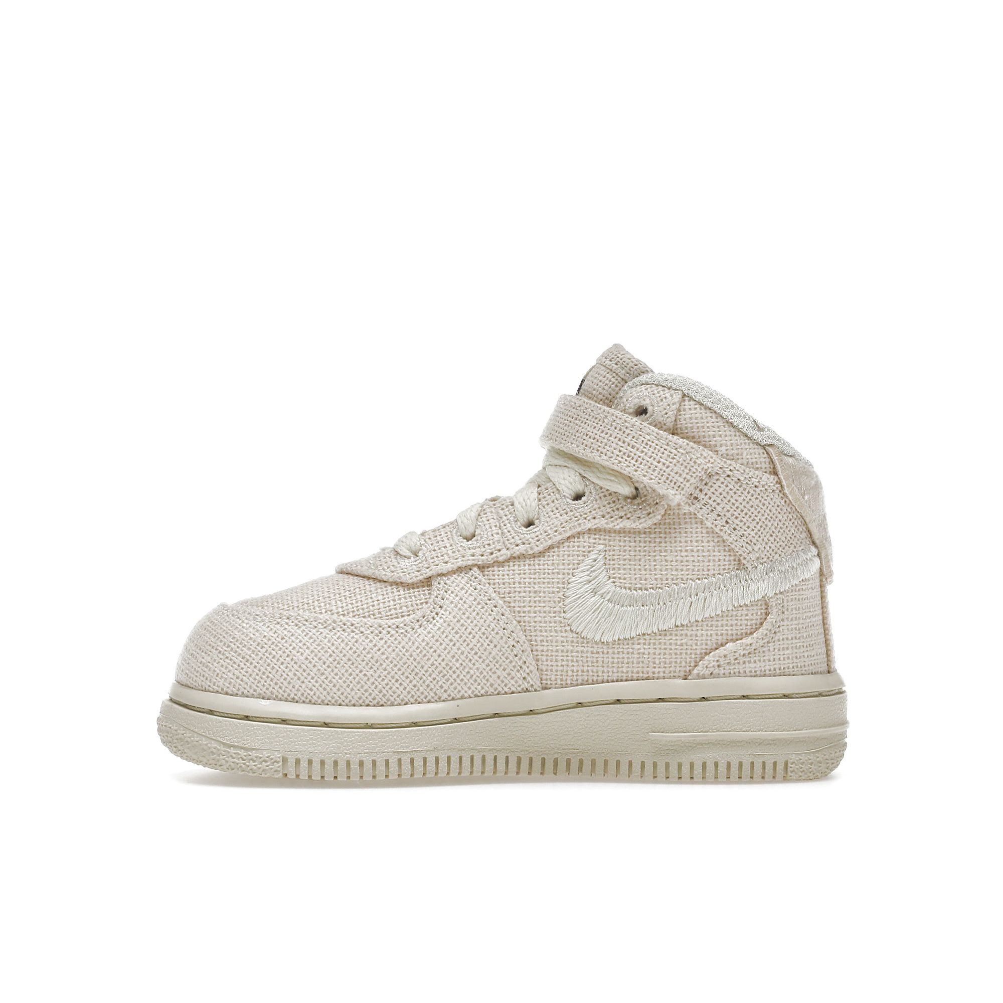 Детские кроссовки Nike Stussy x Air Force 1 Mid TD Fossil Tan DN4159-200 24 — фото 6