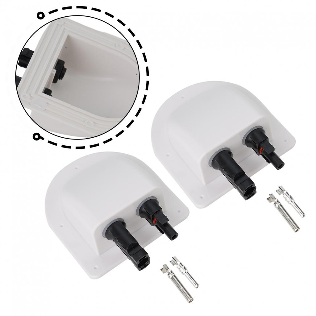 Solar Connect Box Motorhomes Solar Double Cable Gland