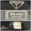 PRADA Tessuto Nylon Shoulder Bag Crossbody Pochette Sacoche Silver Hardware Triangle Logo Plate Black Men Women