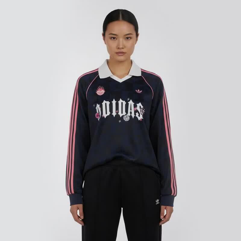 Adidas Women s Long-Sleeve Polo Top S