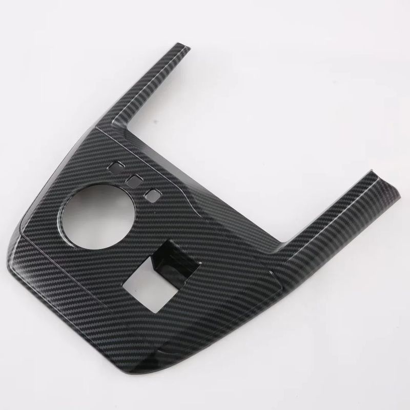 For MG 4 MG4 Mulan   2024 ABS Carbon Fiber Gear Shift Frame Cover Electronic Handbrake Switch Pedal Trim Car Accessories