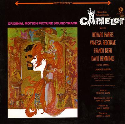 LP Record LERNER & LOEWE - Camelot (Original Motion Picture So BS1712 Warner Bros. Re 1967 US Soundtracks & Musicals Used