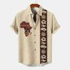 Men's Summer Hawaiian Casual Fashion Social Beach Style Short Sleeved Printed Loose Retro Vacation Shirt Camisas Estampadas