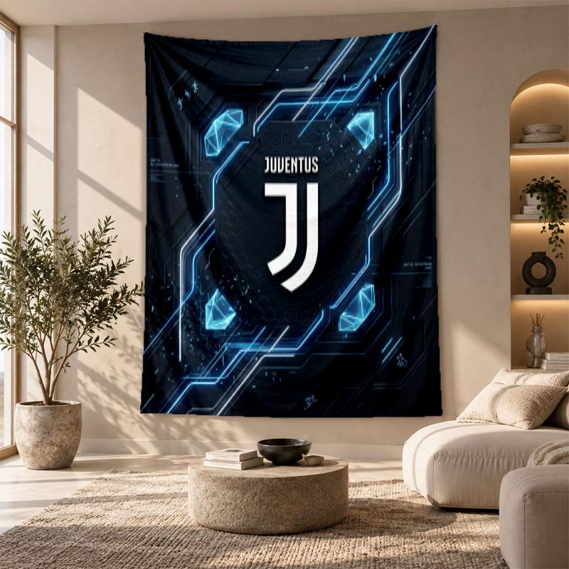 Dekoratives Wandbehang, Juventus FC Aufdruck Wandkunst, Leichte Wanddekoration Für Schlafzimmer Hintergrund