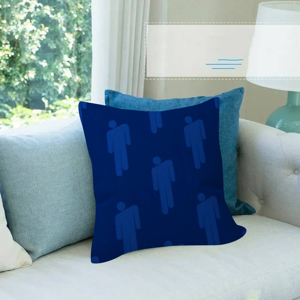 Singer Billie Eilish album Pillowcase toon Gift Cushion Cover Bedroom Home Sofa Chair Seat Decor pillow case