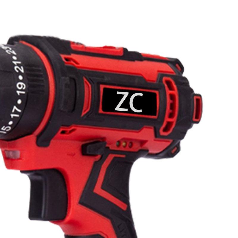 High-Power Brushed Electric Drill with Lithium Battery - Rechargeable, Forward/Reverse Impact