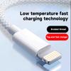Hochwertiges geflochtenes Nylon-Schnelllade-PD-Kabel für iPhone 13 14 Pro Max 11 12 mini X XR XS Max 7 8 Plus Schnellladung