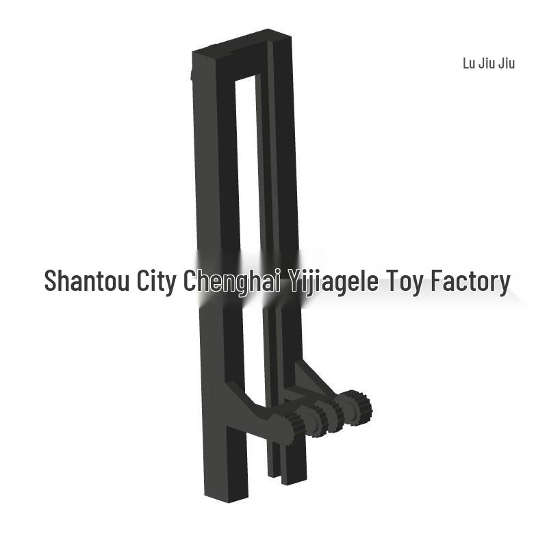 Cross-Border MOC Building Blocks: Compatible High Forklift with Front & Lifting Forks (Min. Order: 50G)